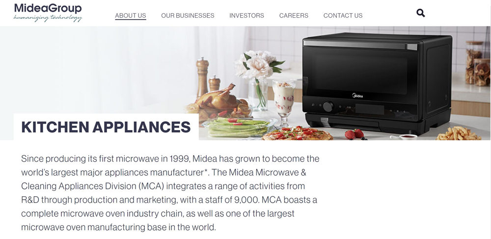 Small Domestic Appliances  Manufacturing Capabilities - Midea Group